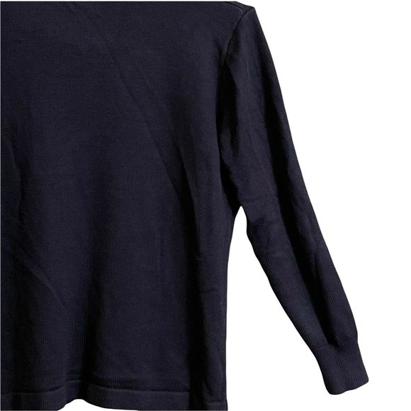 Parker School Uniform Cardigan Sweater Unisex Small Navy Cornerstone School TX - Picture 9 of 12